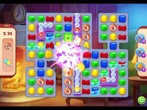 HomeScapes Level 5467 no boosters (16 moves)