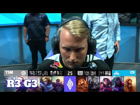 TSM vs Cloud 9 - Game 3 | Round 3 Playoffs S11 LCS Summer 2021 | TSM vs C9 G3