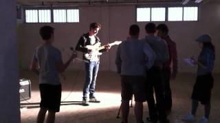 Rodaje primer videoclip Fuzzy White Casters