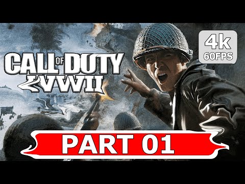 CALL OF DUTY WW2 Gameplay Walkthrough Part 1 Campaign FULL GAME [4K 60FPS PC] - No Commentary