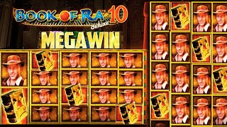 BIG WIN SLOT Book of Ra Deluxe 10 Huge Free Spins Jackpot!