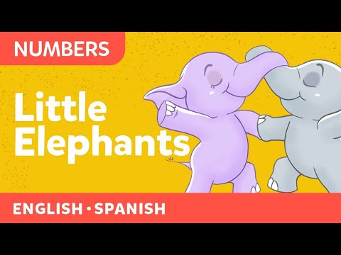 Little Elephants / Un Elefante se balanceaba | Bilingual Nursery Rhyme | Canticos