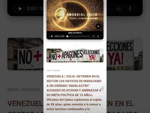 VENEZUELA / ZULIA: DETIENEN EN EL SECTOR LOS HATICOS DE MARACAIBO A UN SÓRDIDO "ABUELASTRO"