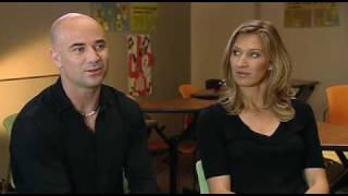 Andre Agassi and Steffi Graf on INSIDE SPORT (BBC) - PART 1 of 3 video