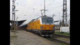 preview picture of video 'ELL Regiojet Vectron 193.214 Garfield [IC 1003 Regiojet] departing from Žilina'