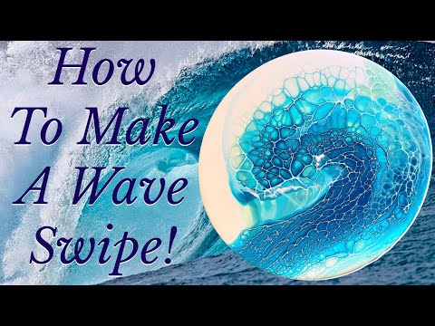 #224 How To Swipe A Wave 🌊! Bloom Technique/ Pour Painting
