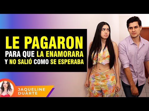 They paid him to make her fall in love with him and it didn't work out as expected.