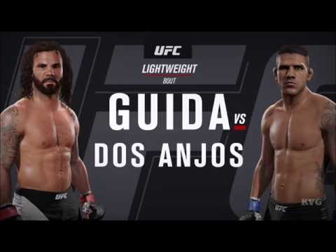 EA Sports UFC 2 - Clay Guida vs Rafael dos Anjos | Gameplay (HD) [1080p60FPS]