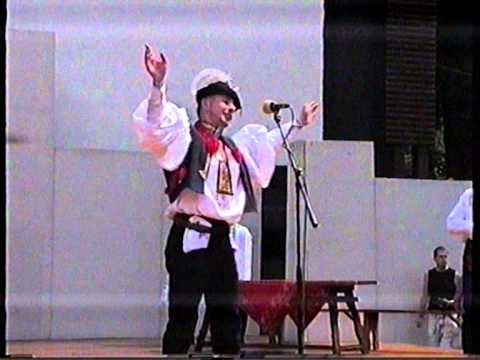 Vlastimil Chybík Strážnice 2003 Soutěž ve verbuňku