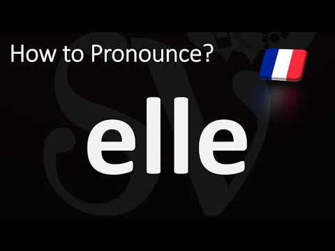 How to Pronounce ELLE? (FRENCH) thumnail