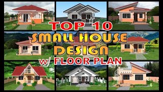 TOP 10  SMALL CONCRETE HOUSE DESIGN w/ FLOOR PLAN 