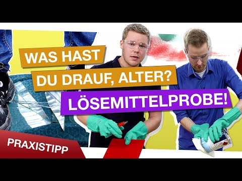 Altanstriche mit der Lösemittelprobe ermitteln