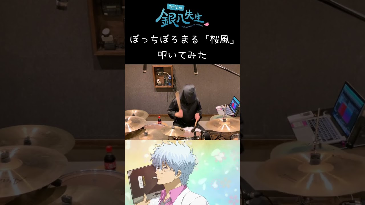桜風 / ぼっちぼろまる 叩いてみた【3年Z組銀八先生】#銀魂 #gintama