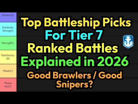 Top Battleship Picks For Ranked Battles At T7 in 2026 Explained | World of Warships