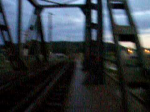 Chef de plimbare, traversarea podului de cale ferata de peste raul Suceava