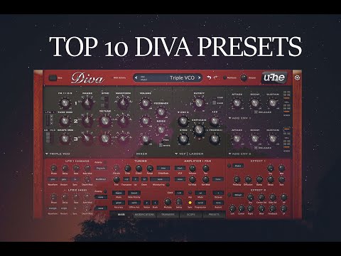 U-He Diva - Top 10 Presets for Any Genres [No Talking]