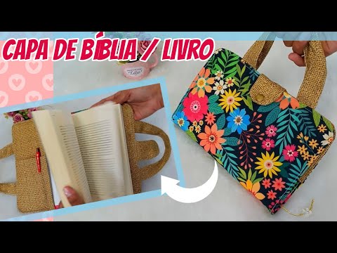 How to Make a Book Cover Pouch or Bible Holder - Avimor Fabrics - Book Cover - Bible Cover
