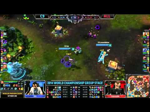 Cloud 9 vs Alliance | D5G4 | Season 4 World Championship 2014