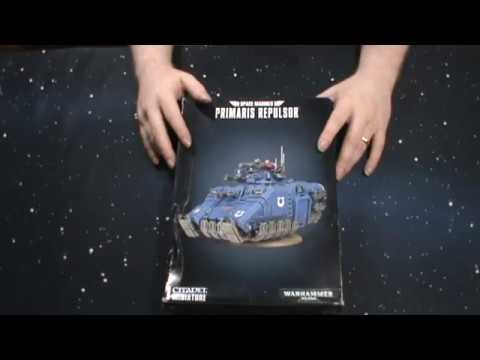Warhammer 40k Primaris Repulsor unboxing & overview