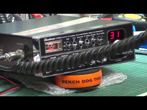 Binatone 5-star CB27/81 UK FM CB radio, On the Air test & drive through Rufford Ford