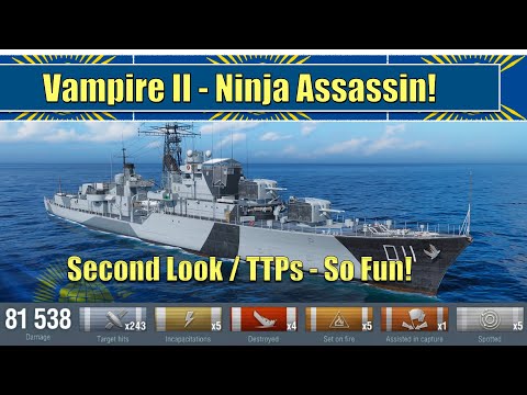 Vampire 2! Ninja Assasin! Second Look | World of Warships