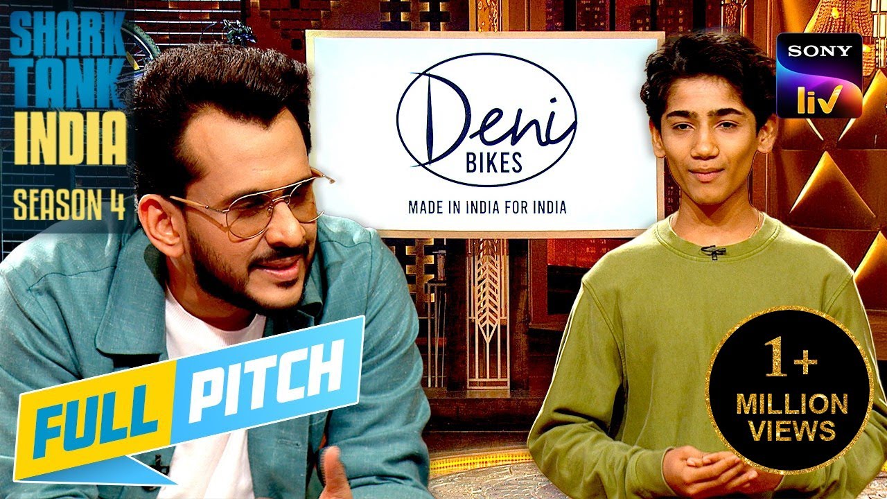 'Deni Bikes' के इस 16 Year Old Founder के Ideas लगे Sharks को Crazy |Shark Tank India S4| Full Pitch