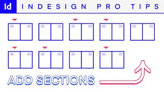 Add Sections to ORGANISE Your Documents Like a Pro in Adobe InDesign |