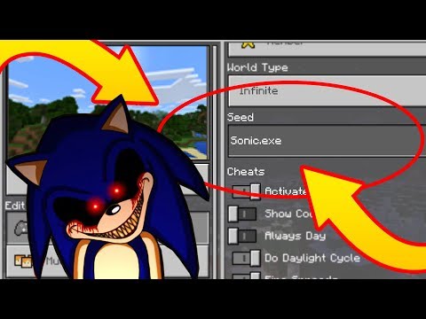 MOST CREEPY "Sonic.exe" Minecraft World (Scary Sonic the Hedgehog Minecraft Seed)