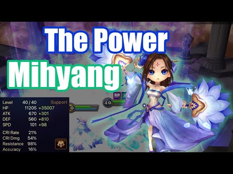 【Summoners War | Curry's RTA】The Power Mihyang, she has unique skill3, is good for bruiser units???