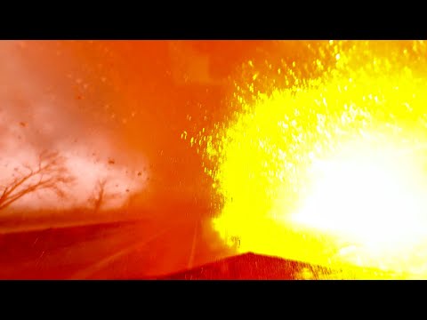 RARE INSIDE TWO TORNADOES with explosions close range with Dominator 3!