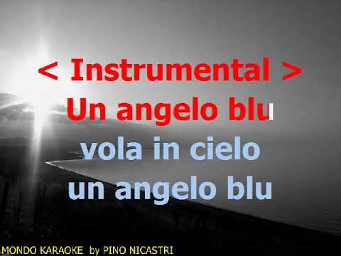 Un Angelo Blu'   Equipe 84 base karaoke