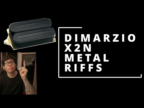 Metal Riffs with Dimarzio X2N Bridge Pickup (Ibanez RGR652ahbf prestige)