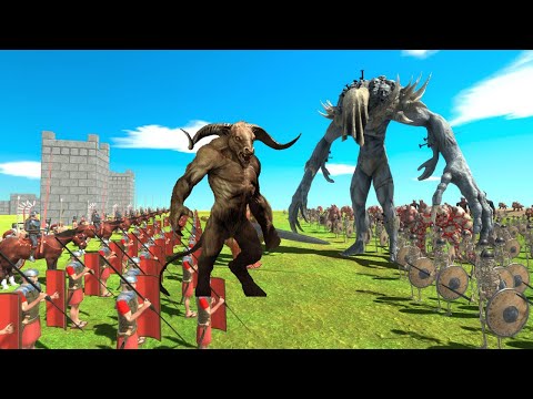 Who is the King - Giant Achilles or Scourge  Animal Revolt Battle Simulator