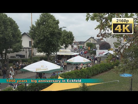 1050 years   big anniversary in Eckfeld - Germany 4k Travel Channel