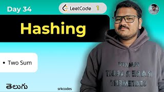 YouTube video 'Two Sum | Leetcode #1 Explained in Telugu | Brute Force & Optimal HashMap Solution | srkcodes'