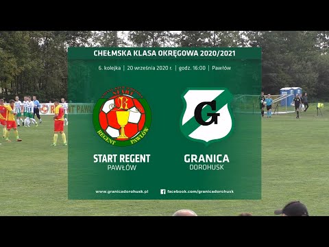 Skrót meczu: Start Regent Pawłów - Granica Dorohusk 3:5