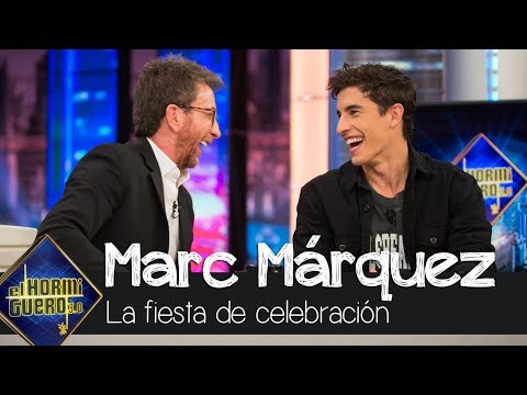 Marc Márquez y su equipo de fiesta tras ganar el mundial de Moto GP - El Hormiguero 3.0