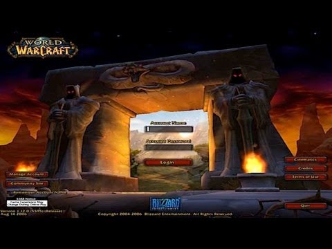 Wow Original Login Screen Music - Legends of Azeroth
