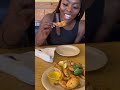 Wife trying frog legs for first time #shorts #frog