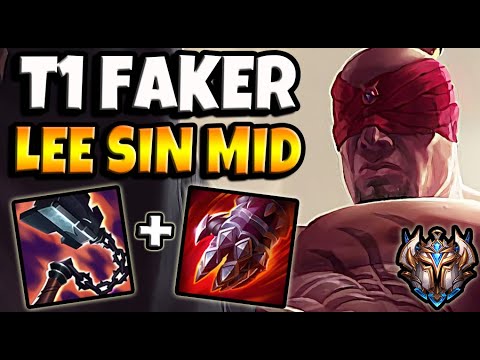T1 Faker Lee Sin MID vs Leblanc - Patch 11.13 Korea Challenger ✅