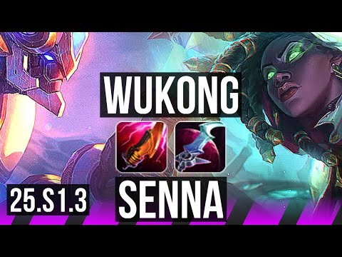 WUKONG & Draven vs SENNA & Ezreal (SUP) | 500+ games | KR Master | 25.S1.3