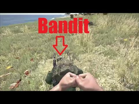 Stealing a Bandits M4 as a Fresh Spawn (DayZ)