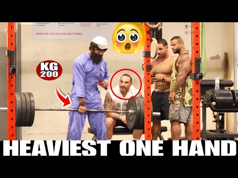 TOP 5 heaviest One Hand Lifting EVER //Anatoly gym prank 