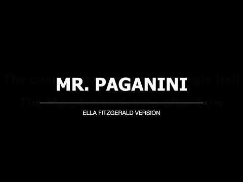 Mr  Paganini - Ella Fitzgerald Version (Karaoke)