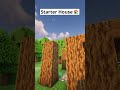 Minecraft Easy House Tutorial Shorts