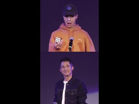 Eric with a "C", Rubik with a "K" 😂 | Justin Willman #crowdwork