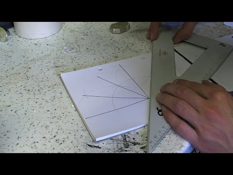 Finding 30, 60 and 90 Degrees Using A Compass - How To Draw / Bisect / Bisection