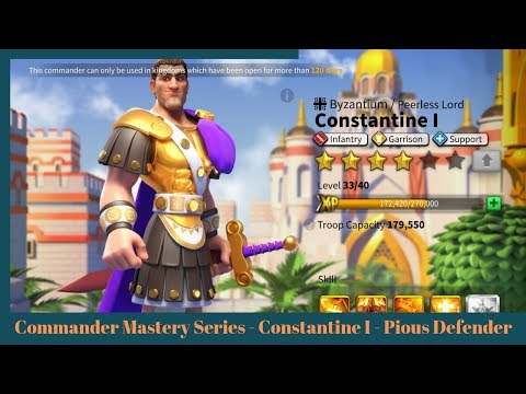 Commander Mastery Series : Constantine I - Pious Defender