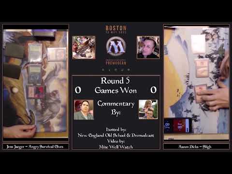 North American Premodern Championship - Round 5 Feature Match - Angry Survival Elves vs Sligh