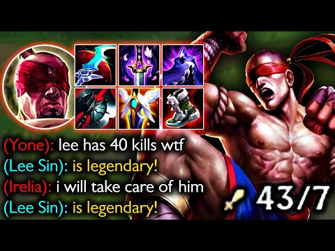 LETHALITY LEE SIN MID LANE IS....THE BEST ASSASSIN